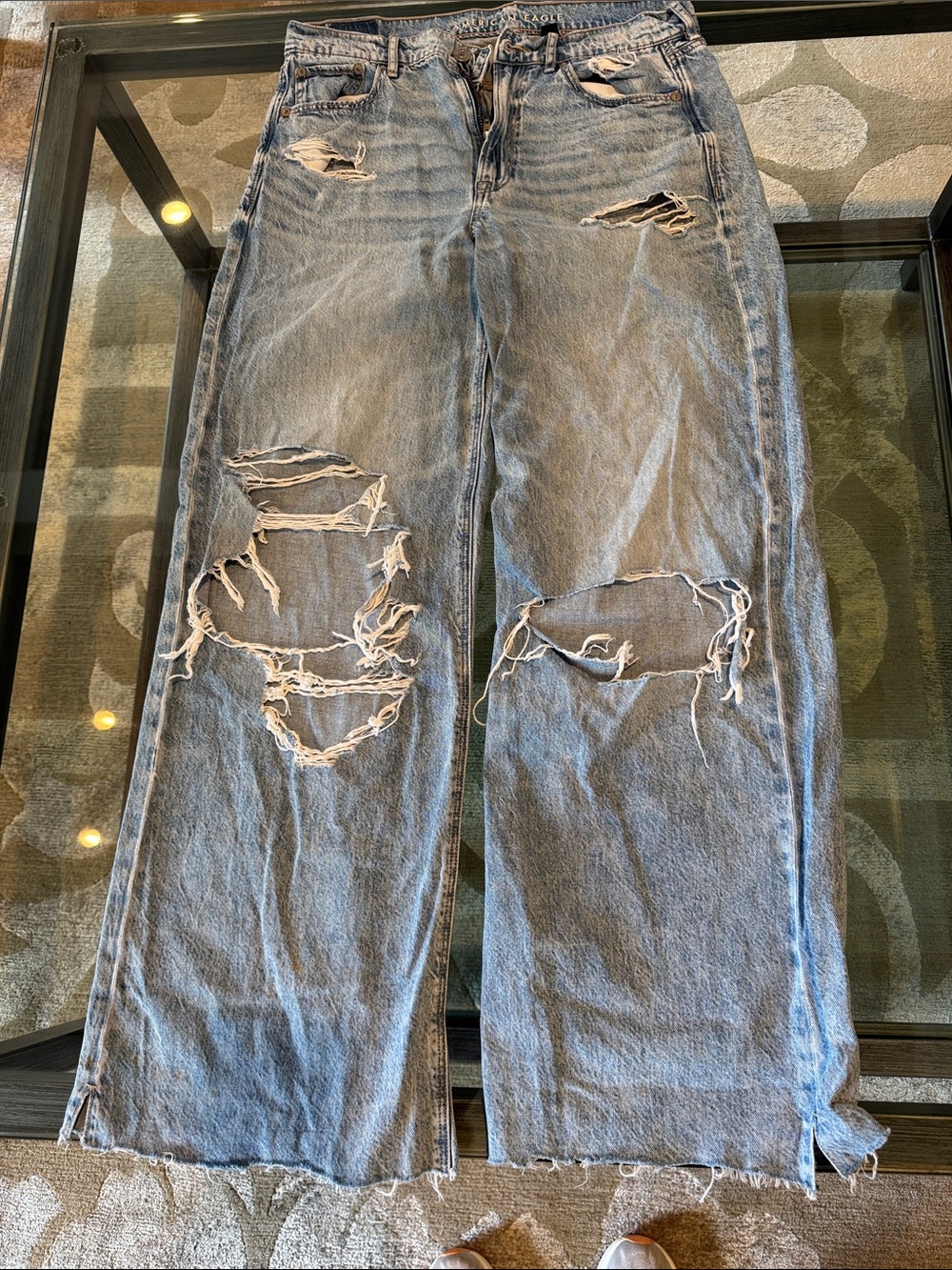 American Eagle Outfitters Light Blue Denim Jeans